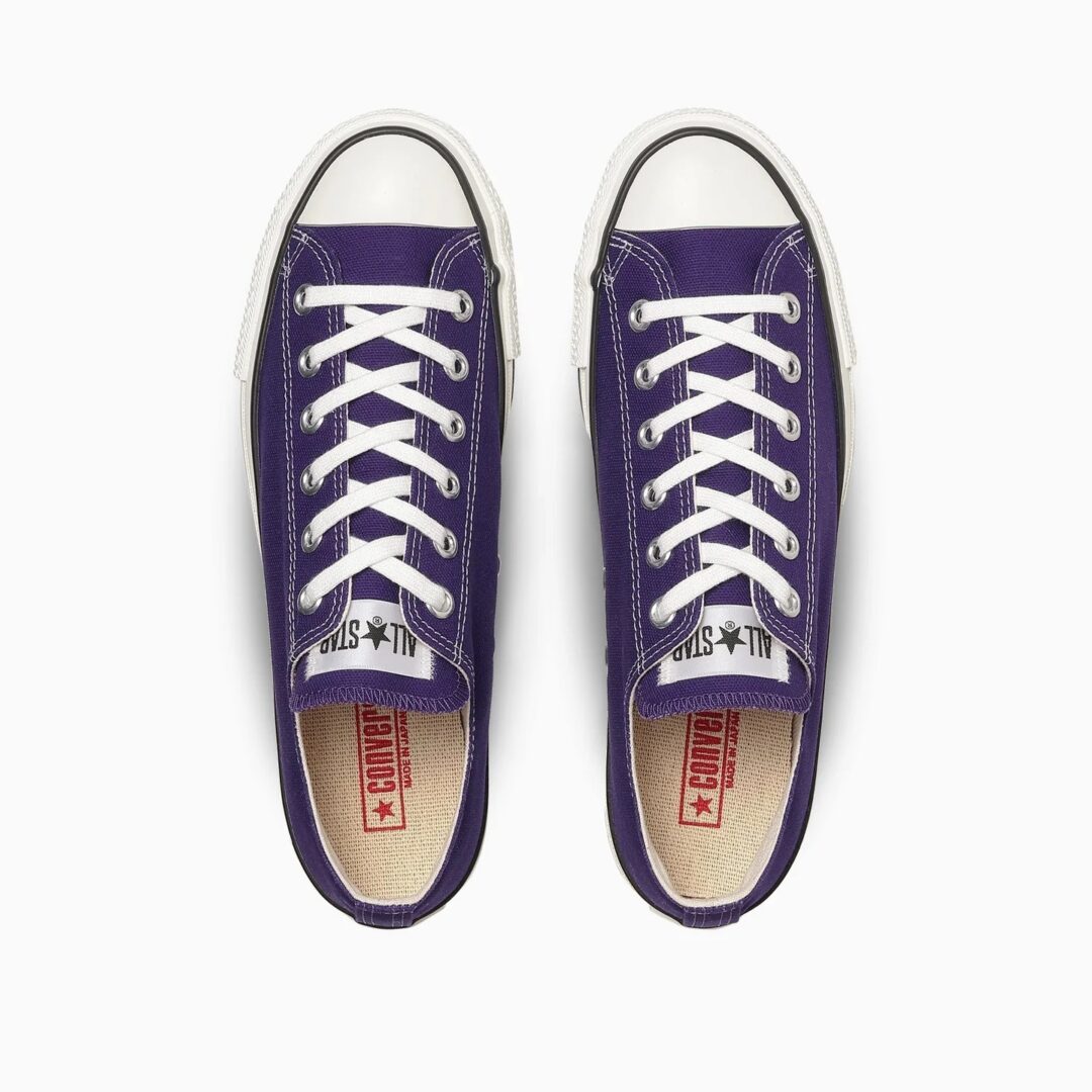 【2024年 5/10 発売】MADE IN JAPAN CONVERSE CANVAS ALL STAR J OX/HI “Purple” (コンバース キャンバス オールスター “パープル” メイドインジャパン)