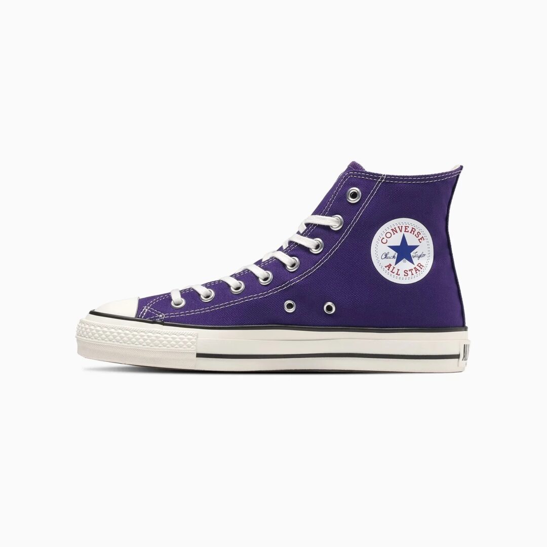 【2024年 5/10 発売】MADE IN JAPAN CONVERSE CANVAS ALL STAR J OX/HI “Purple” (コンバース キャンバス オールスター “パープル” メイドインジャパン)