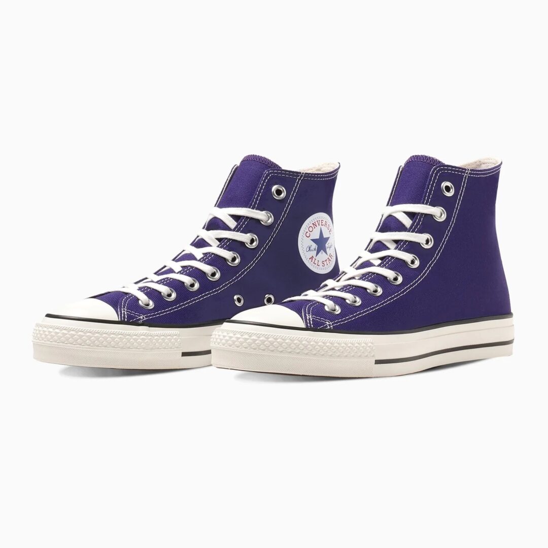 【2024年 5/10 発売】MADE IN JAPAN CONVERSE CANVAS ALL STAR J OX/HI “Purple” (コンバース キャンバス オールスター “パープル” メイドインジャパン)