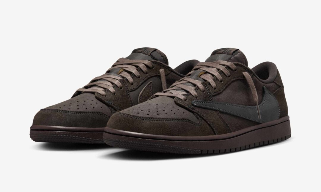 【2024年 12/21 発売】Travis Scott × NIKE AIR JORDAN 1 LOW OG SP “Velvet Brown” (トラヴィス・スコット × ナイキ エア ジョーダン 1 ロー “ベルベットブラウン”) [DM7866-202]