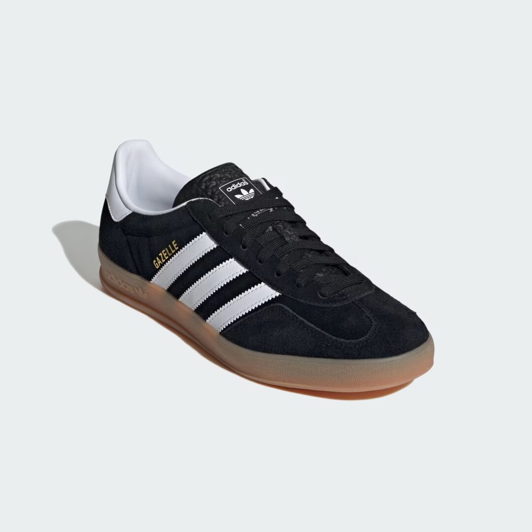 【2024年 5/31 発売】adidas Originals GAZELLE INDOOR “Core Black/Cloud White/Gum” (アディダス オリジナルス ガゼル インドア “ブラック/ホワイト/ガム”) [JI2060]