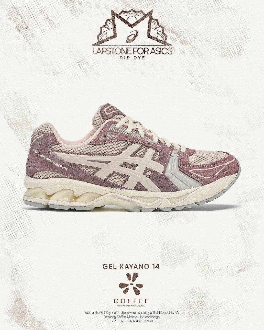 【2024年 5/18 発売】Lapstone & Hammer x ASICS GEL-KAYANO 14 “Dip Dye” Pack (ラップストーン&ハンマー アシックス ゲルカヤノ “タイダイ” パック)