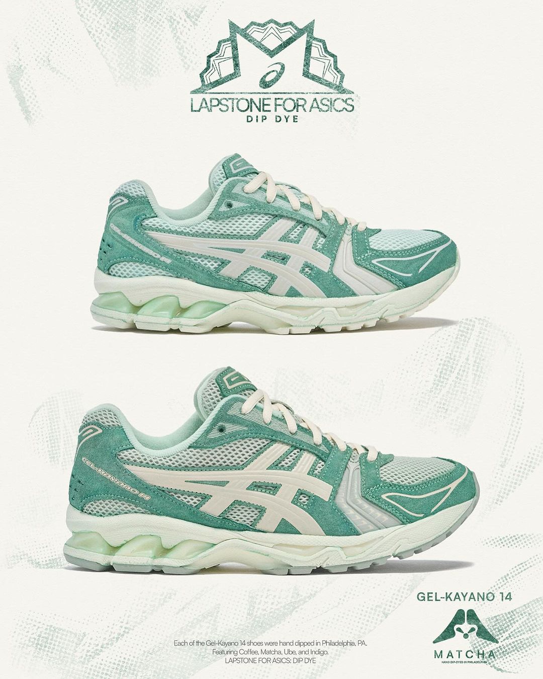 【2024年 5/18 発売】Lapstone & Hammer x ASICS GEL-KAYANO 14 “Dip Dye” Pack (ラップストーン&ハンマー アシックス ゲルカヤノ “タイダイ” パック)