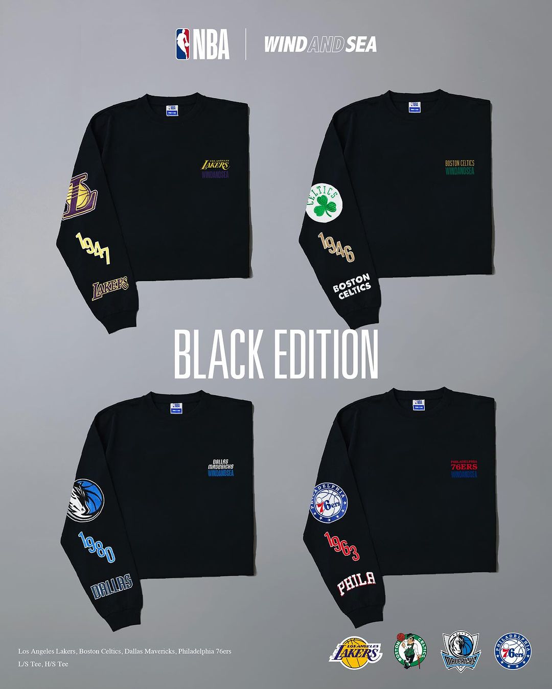 【2024年 5/15 発売】WIND AND SEA x NBA 2024 SS “2000s NBA CULTURE BLACK EDITION” (ウィンダンシー エヌビーエー 2024年 春夏)