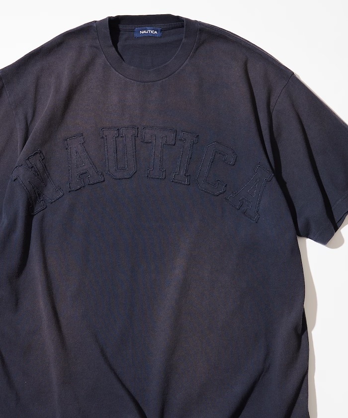 NAUTICA “Garment Dyed Arch Logo S/S Tee” (ノーティカ “ガーメントダイ アーチ ロゴ Tシャツ”)