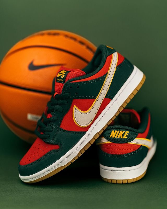 【2024年 11/27 発売】NIKE SB DUNK LOW PREMIUM “Seattle Supersonics” (ナイキ SB ダンク ロー プレミアム “シアトルスーパーソニックス”) [FZ1287-300]