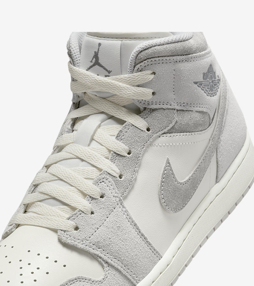 【2024年 7/1 発売】NIKE AIR JORDAN 1 MID “Neutral Grey/Smoke Grey” (ナイキ エア ジョーダン 1 ミッド “ニュートラルグレー/スモークグレー”) [FQ7720-002]