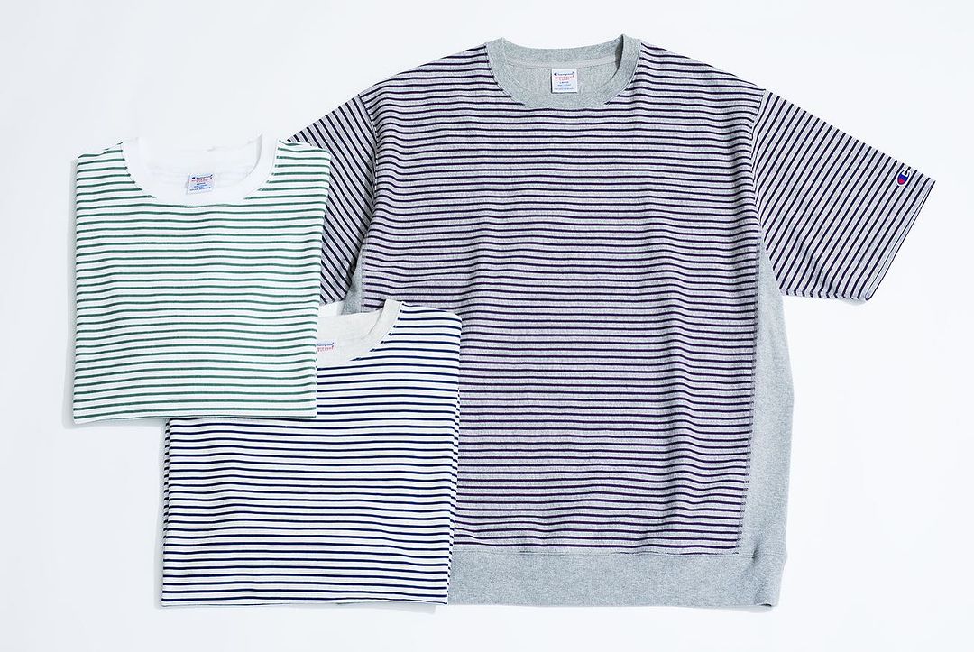 Champion for RHC Ron Herman Reverse Weave Border T-Shirtが2024年 5/25 発売 (チャンピオン ロンハーマン リバースウィーブ ボーダーTEE)