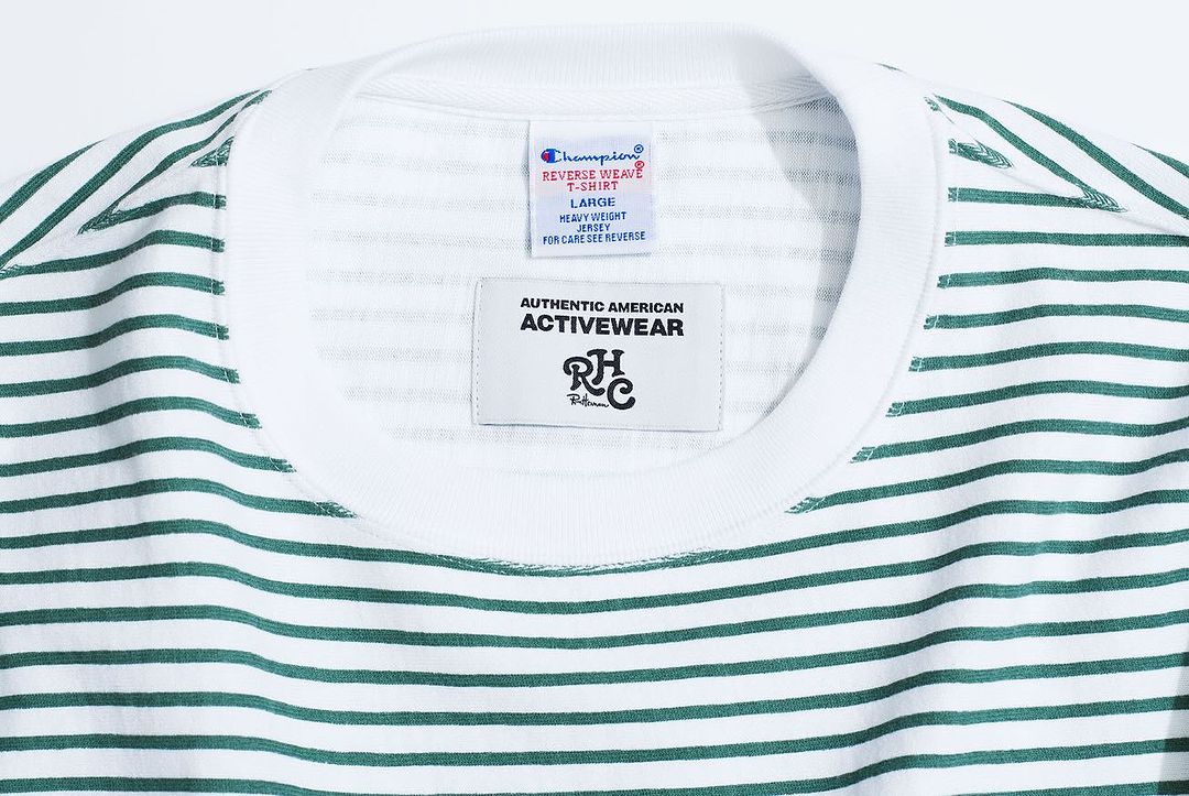 Champion for RHC Ron Herman Reverse Weave Border T-Shirtが2024年 5/25 発売 (チャンピオン ロンハーマン リバースウィーブ ボーダーTEE)