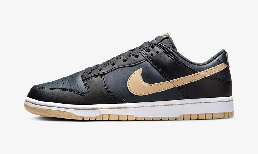 【2024年 発売予定】ナイキ ダンク ロー “ブラック/ミッドナイトネイビー/タン″ (NIKE DUNK LOW “Black/Midnight Navy/Tan”) [DV0831-005]