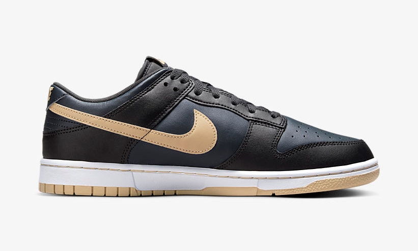 【2024年 発売予定】ナイキ ダンク ロー “ブラック/ミッドナイトネイビー/タン″ (NIKE DUNK LOW “Black/Midnight Navy/Tan”) [DV0831-005]