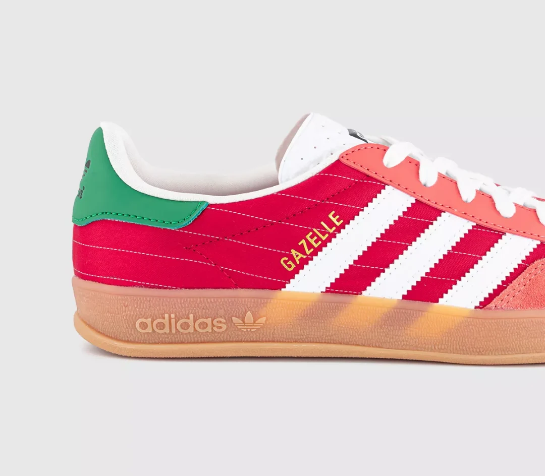 【2024年 6/8 発売】アディダス オリジナルス ガゼル インドア “オリンピック/スカーレット/ホワイト/ガム” (adidas Originals GAZELLE INDOOR “Olympic/Scarlet/White/Gum”) [IF9641]