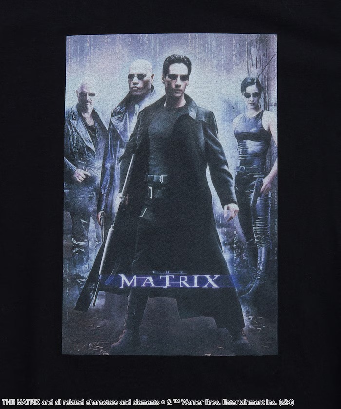 映画「マトリックス」の名シーンをプリントしたムービーTシャツが2024年 6月中旬 発売 (MATRIX Firsthand ファーストハンド)