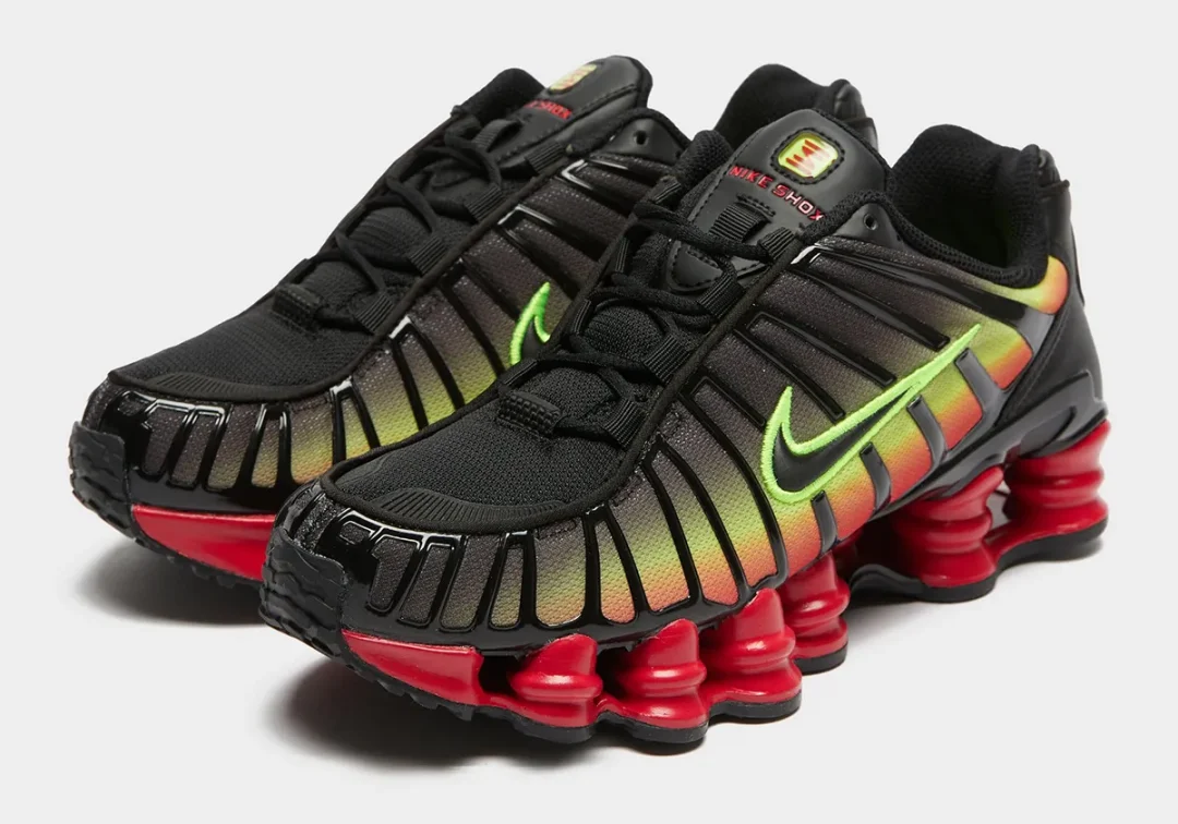 【2024年 発売予定】ナイキ ショックス TL “ボルト/ファイヤーレッド” (NIKE SHOX TL “Volt/Fire Red”) [HJ9609-001]