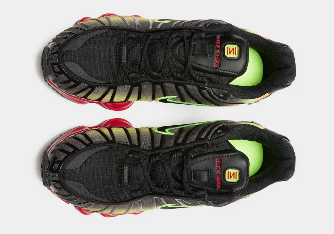 【2024年 7/9 発売】ナイキ ショックス TL “ボルト/ファイヤーレッド” (NIKE SHOX TL “Volt/Fire Red”) [HJ9609-001]