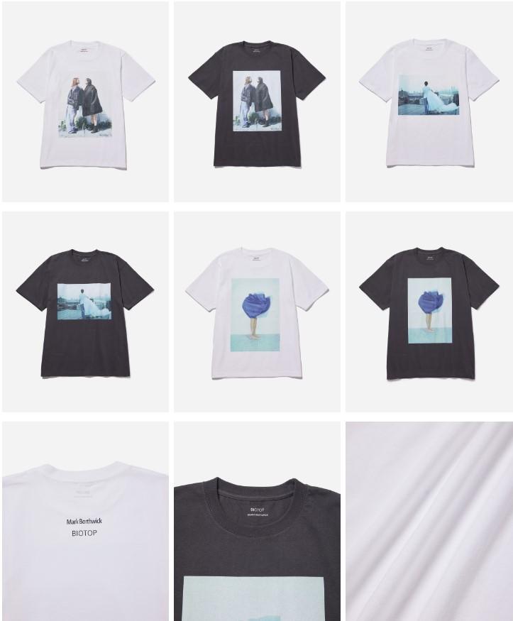 Mark Borthwick for BIOTOP Photo T-shirtsが2024年 6/14 発売 (マーク・ボスウィック ビオトープ)