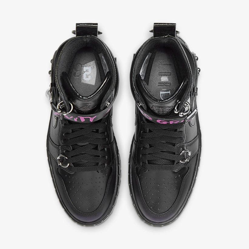 【2024年 発売予定】NIKE WMNS AIR JORDAN 1 HIGH BROOKLYN “Black/Global Purple” (ナイキ ウィメンズ ナイキ エア ジョーダン 1 ハイ ブルックリン “ブラック/グローバルパープル”) [HF5691-001]