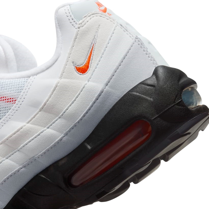 2024 NIKE AIR MAX 95 Wolf Grey Safety Orange 95 HM0622 002 Fullress