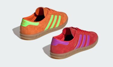 【2024年 5/20 発売】adidas Originals W HAMBURG “Orange/Red” (アディダス オリジナルス レディース ハンブルク “オレンジ/レッド”) [IH5460/IH5461]