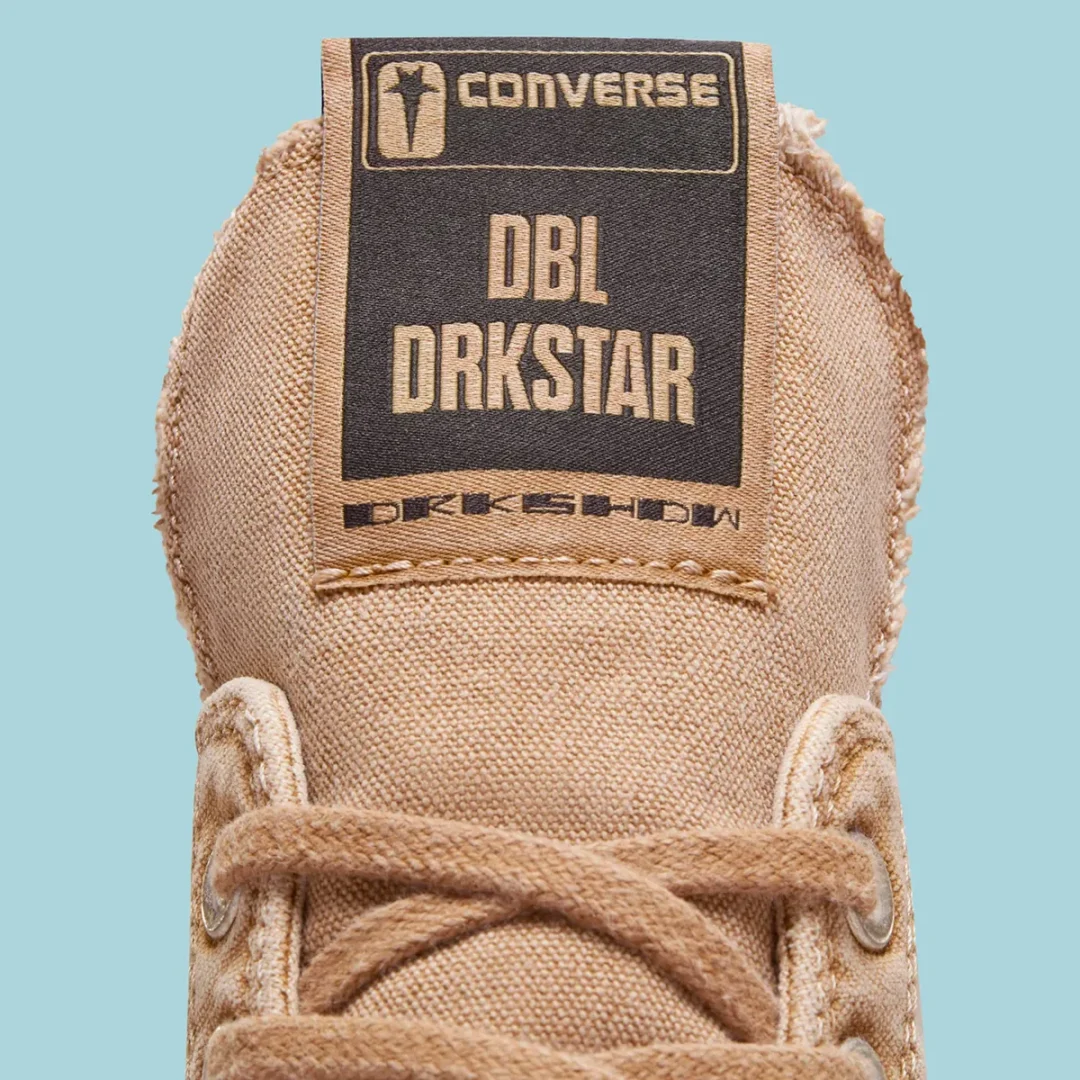 【2024年 6/11 発売予定】Rick Owens × CONVERSE DRKSHDW DBL DRKSTAR “Concrete/Blonde” (リック・オウエンス コンバース) [A06755C/A06756C]