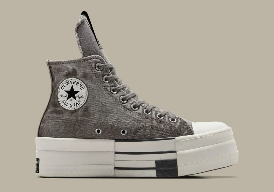 【2024年 6/11 発売予定】Rick Owens × CONVERSE DRKSHDW DBL DRKSTAR “Concrete/Blonde” (リック・オウエンス コンバース) [A06755C/A06756C]