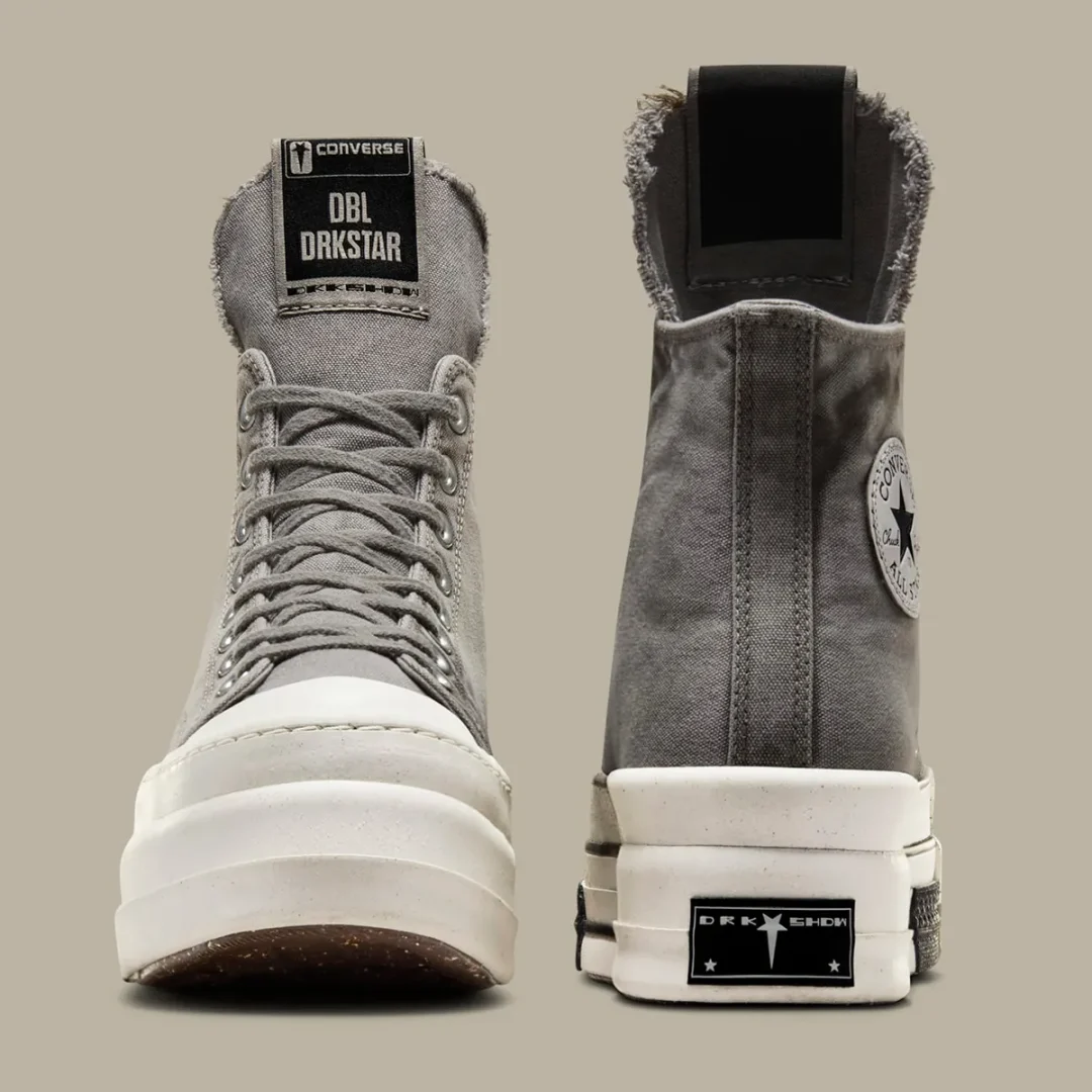 【2024年 6/11 発売予定】Rick Owens × CONVERSE DRKSHDW DBL DRKSTAR “Concrete/Blonde” (リック・オウエンス コンバース) [A06755C/A06756C]