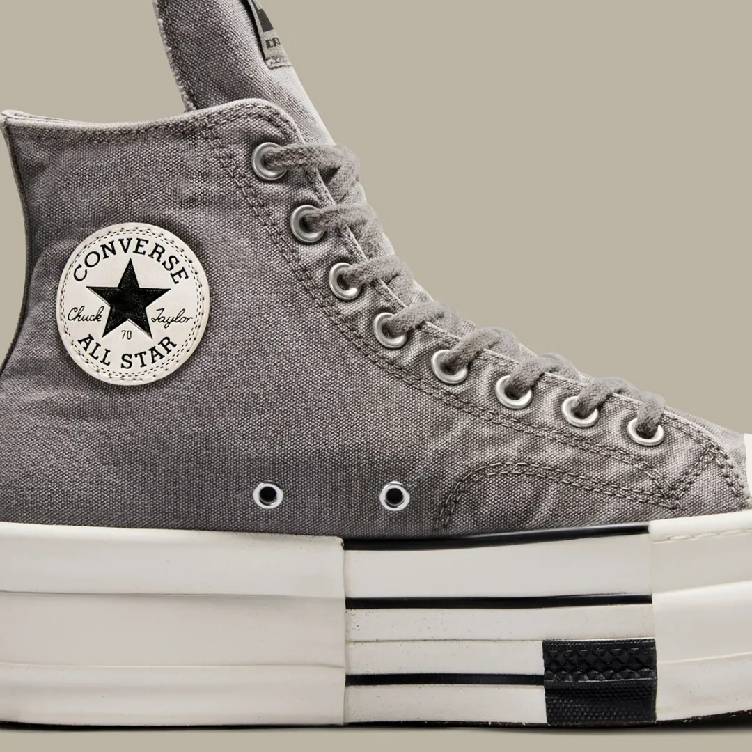 【2024年 6/11 発売予定】Rick Owens × CONVERSE DRKSHDW DBL DRKSTAR “Concrete/Blonde” (リック・オウエンス コンバース) [A06755C/A06756C]