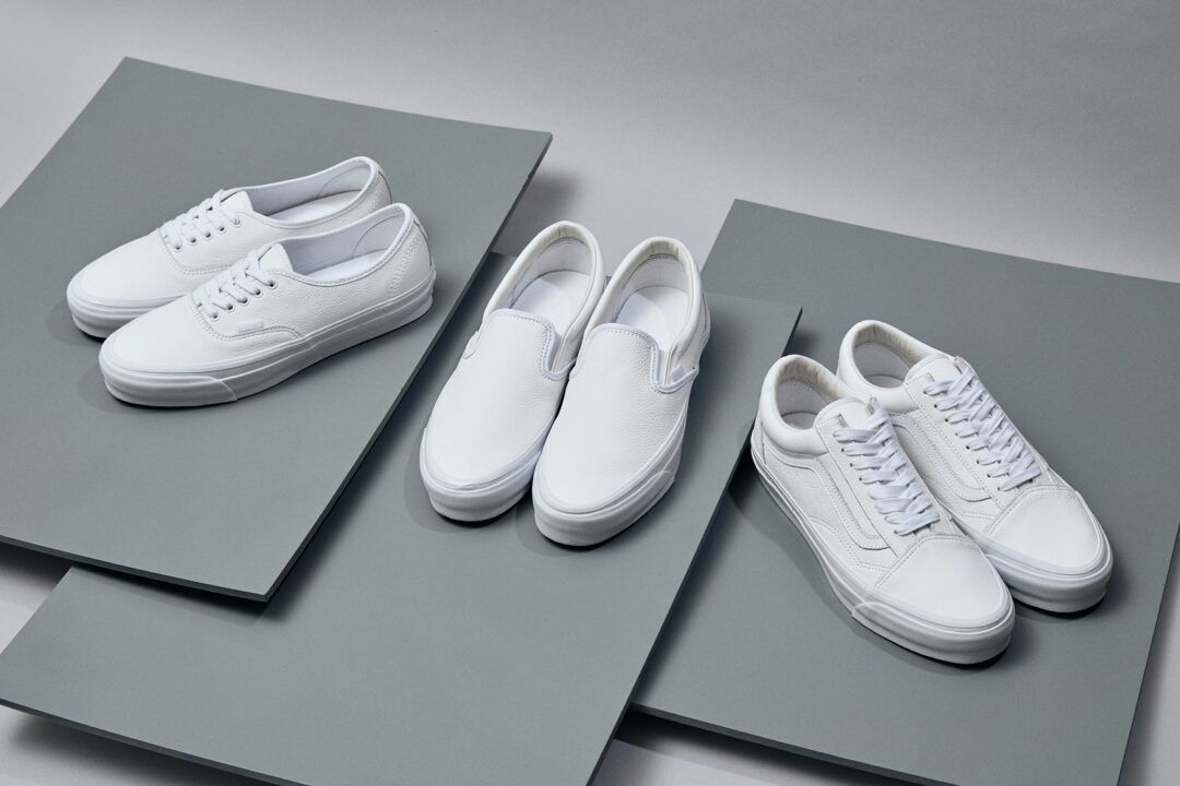 【2024年 5/11 先行 & 5/18 発売】BILLY’S 限定 VANS PREMIUM “WHITE LEATHER PACK” (ビリーズ バンズ プレミアム “ホワイトレザーパック”)