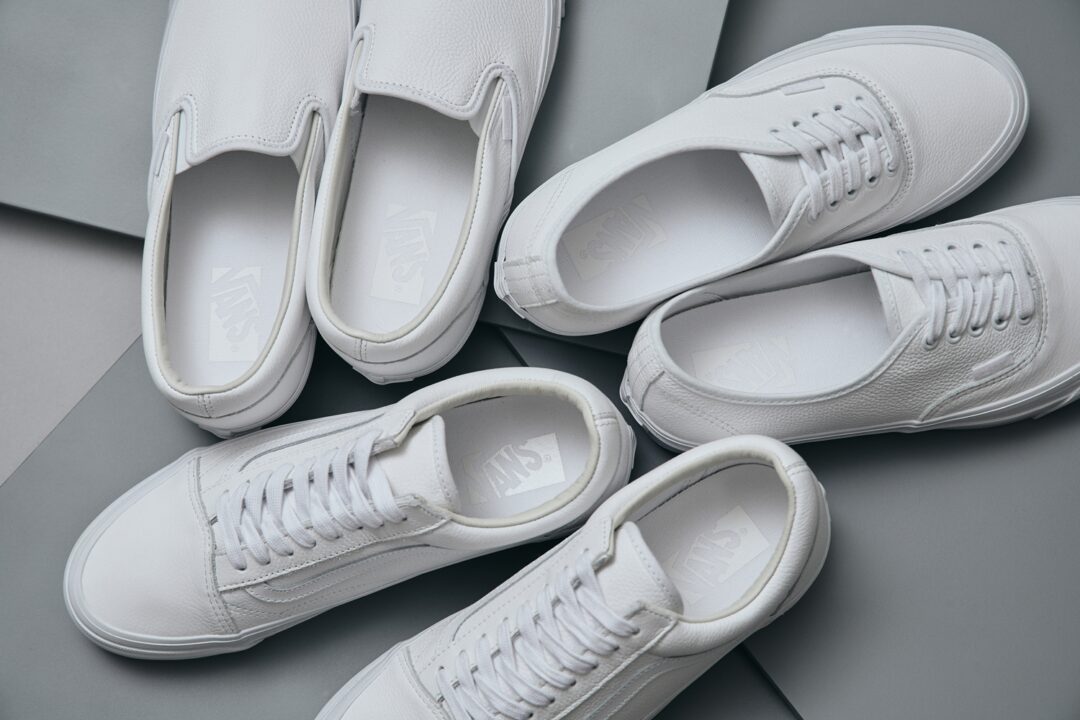 【2024年 5/11 先行 & 5/18 発売】BILLY’S 限定 VANS PREMIUM “WHITE LEATHER PACK” (ビリーズ バンズ プレミアム “ホワイトレザーパック”)