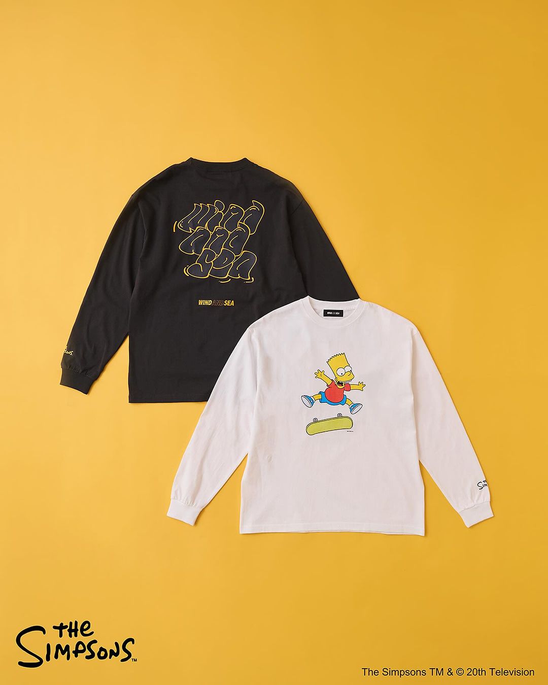 【2024年 5/12 発売】The Simpsons × WIND AND SEA コラボレーション (ザ・シンプソンズ ウィンダンシー)