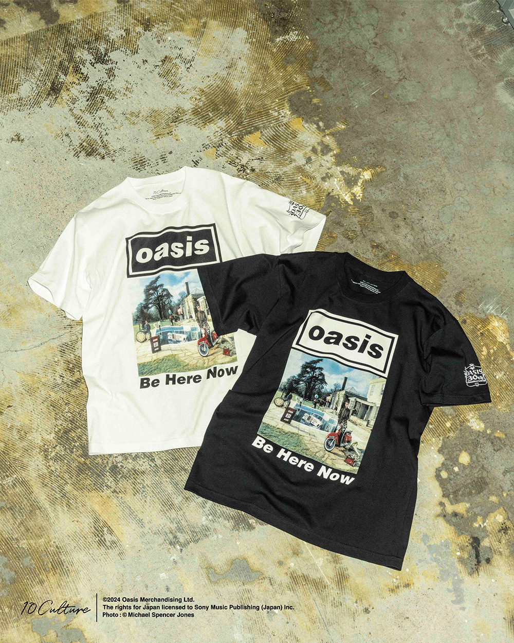 「oasis」と10のカルチャーをバックグラウンドにした「10Culture」×「ADAM ET ROPE’」新作Tシャツが2024年 7月下旬 発売 (オアシス アダム エ ロペ)