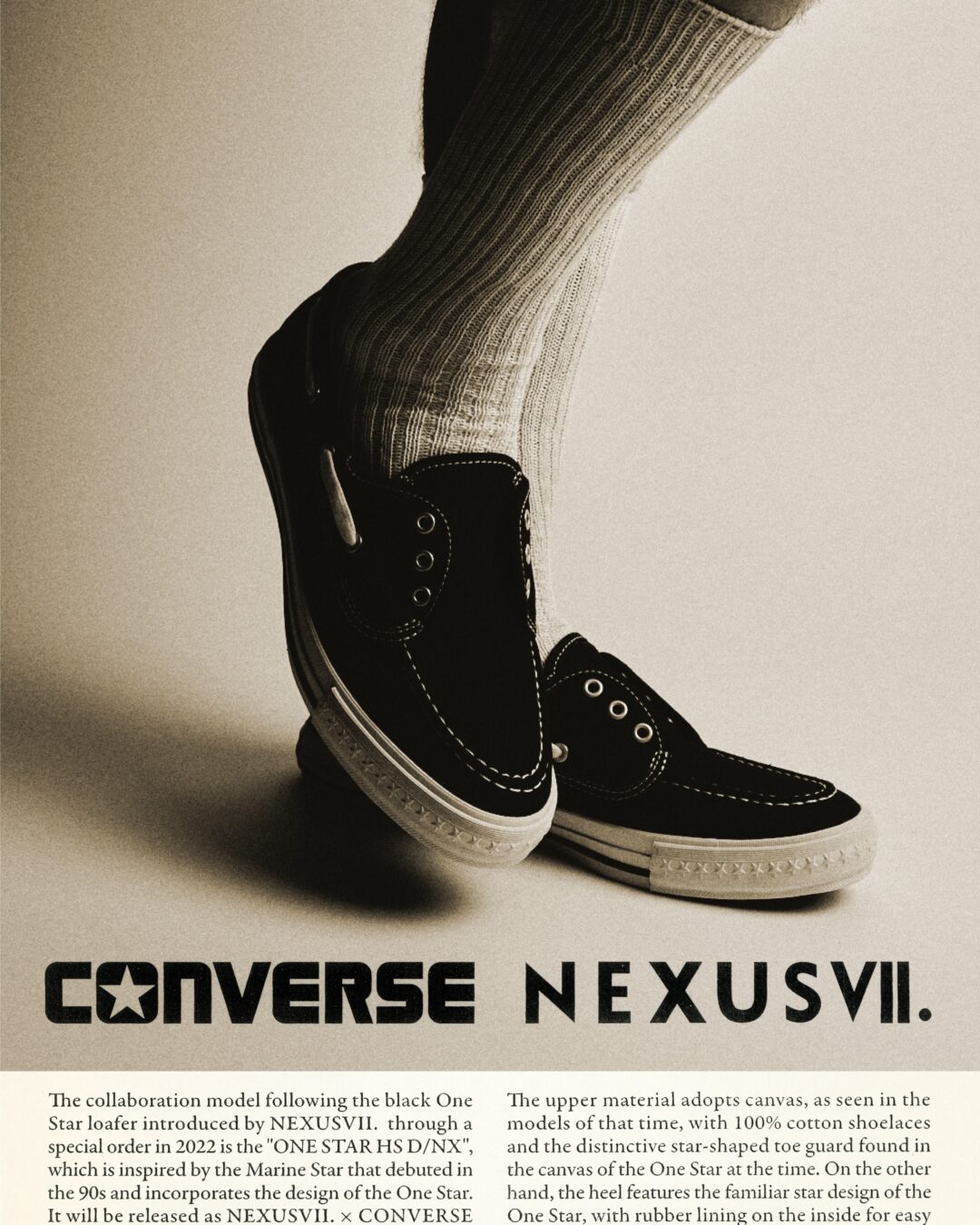 NEXUSVII.× CONVERSE EXCLUSIVE FOR URBAN RESEARCH “ONE STAR HS D / NX” が2024年 6/13から順次発売 (ネクサス7 コンバース アーバンリサーチ ワンスター)