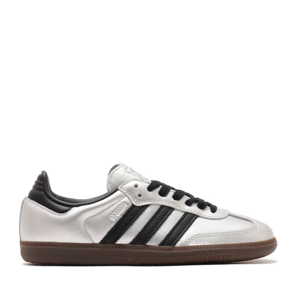 【2024年 6/21 発売】adidas Originals W SAMBA OG “Silver/Black” (アディダス オリジナルス サンバ “シルバー/ブラック”) [JI4218]