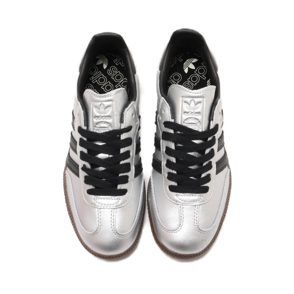 【2024年 6/21 発売】adidas Originals W SAMBA OG “Silver/Black” (アディダス オリジナルス サンバ “シルバー/ブラック”) [JI4218]