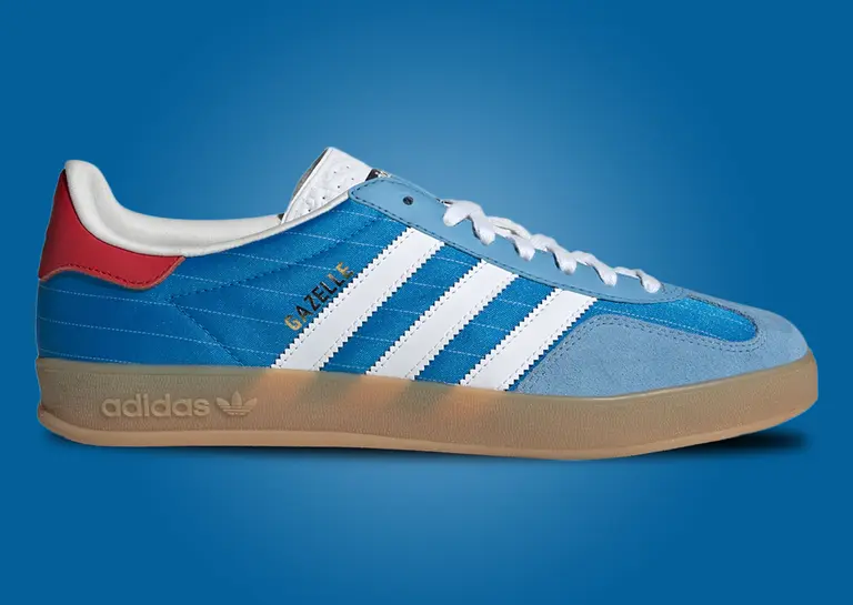 【海外発売】アディダス オリジナルス ガゼル インドア “オリンピック/ブルー/ガム” (adidas Originals GAZELLE INDOOR “Olympic/Blue/Gum”) [IF9643]