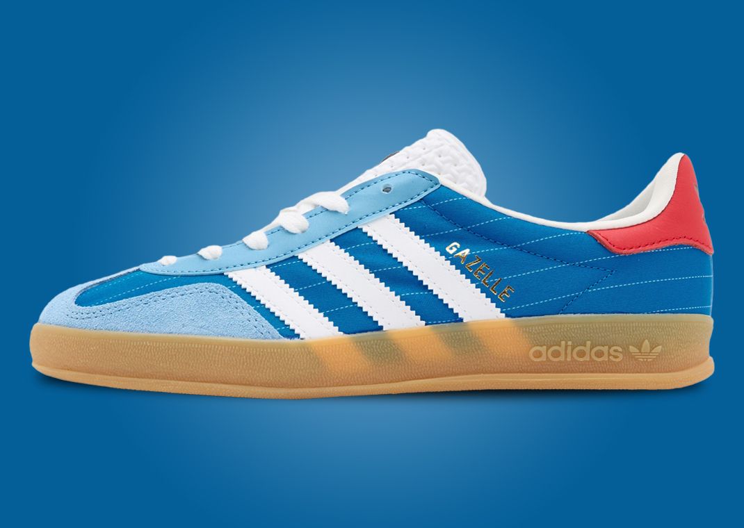 【海外発売】アディダス オリジナルス ガゼル インドア “オリンピック/ブルー/ガム” (adidas Originals GAZELLE INDOOR “Olympic/Blue/Gum”) [IF9643]