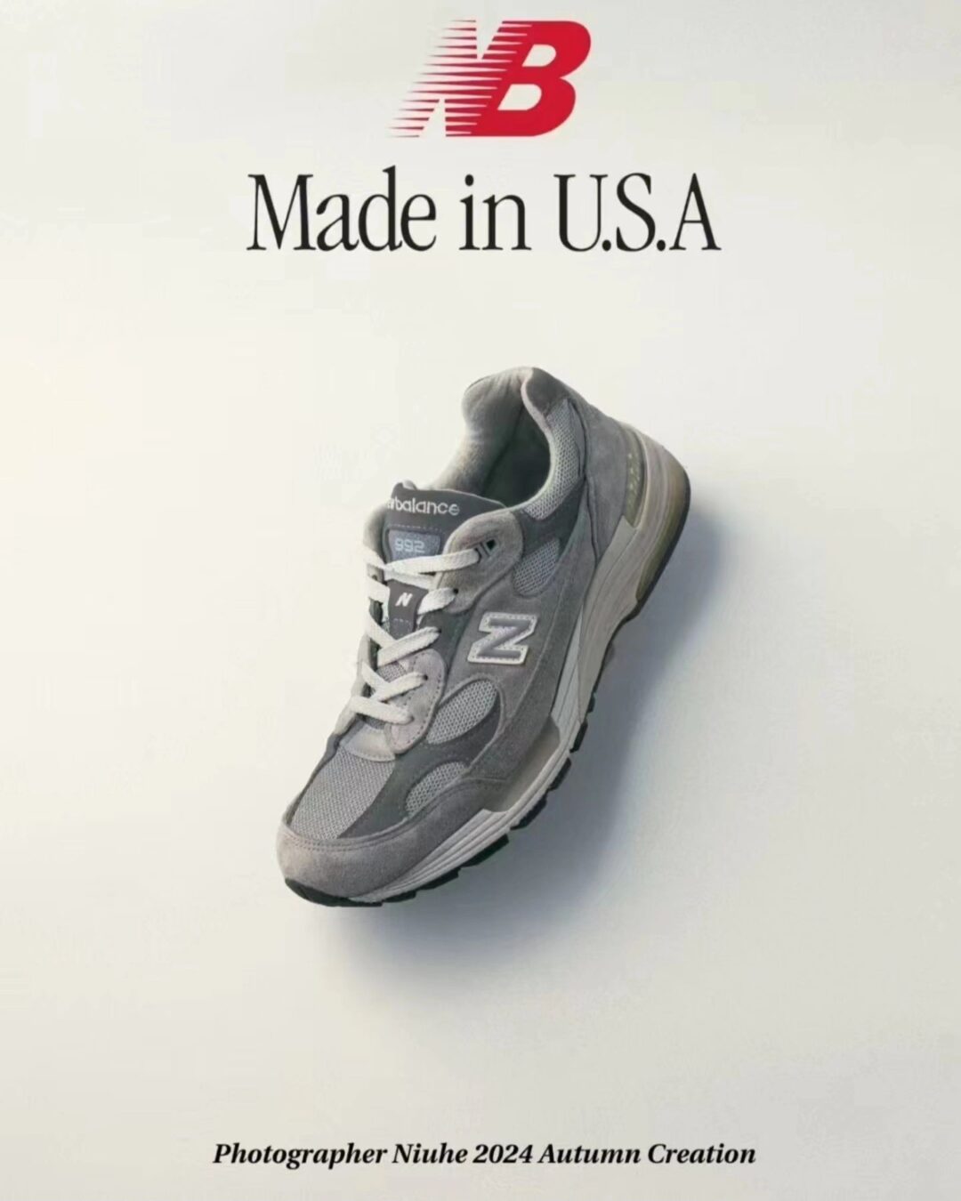 【2024年 近日発売予定】New Balance U992 GY “Grey” Made in USA (ニューバランス メイドインUSA) [U992GY]