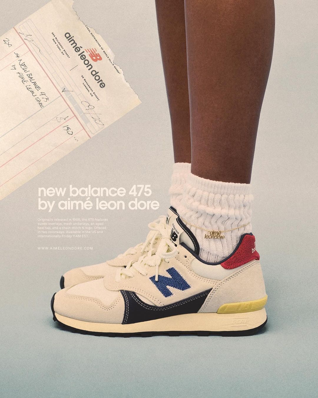 【2024年 9/20 発売】Aime Leon Dore/Teddy Santis × New Balance 475 (エメ レオン ドレ ニューバランス) [M475AC1/M475AD1]