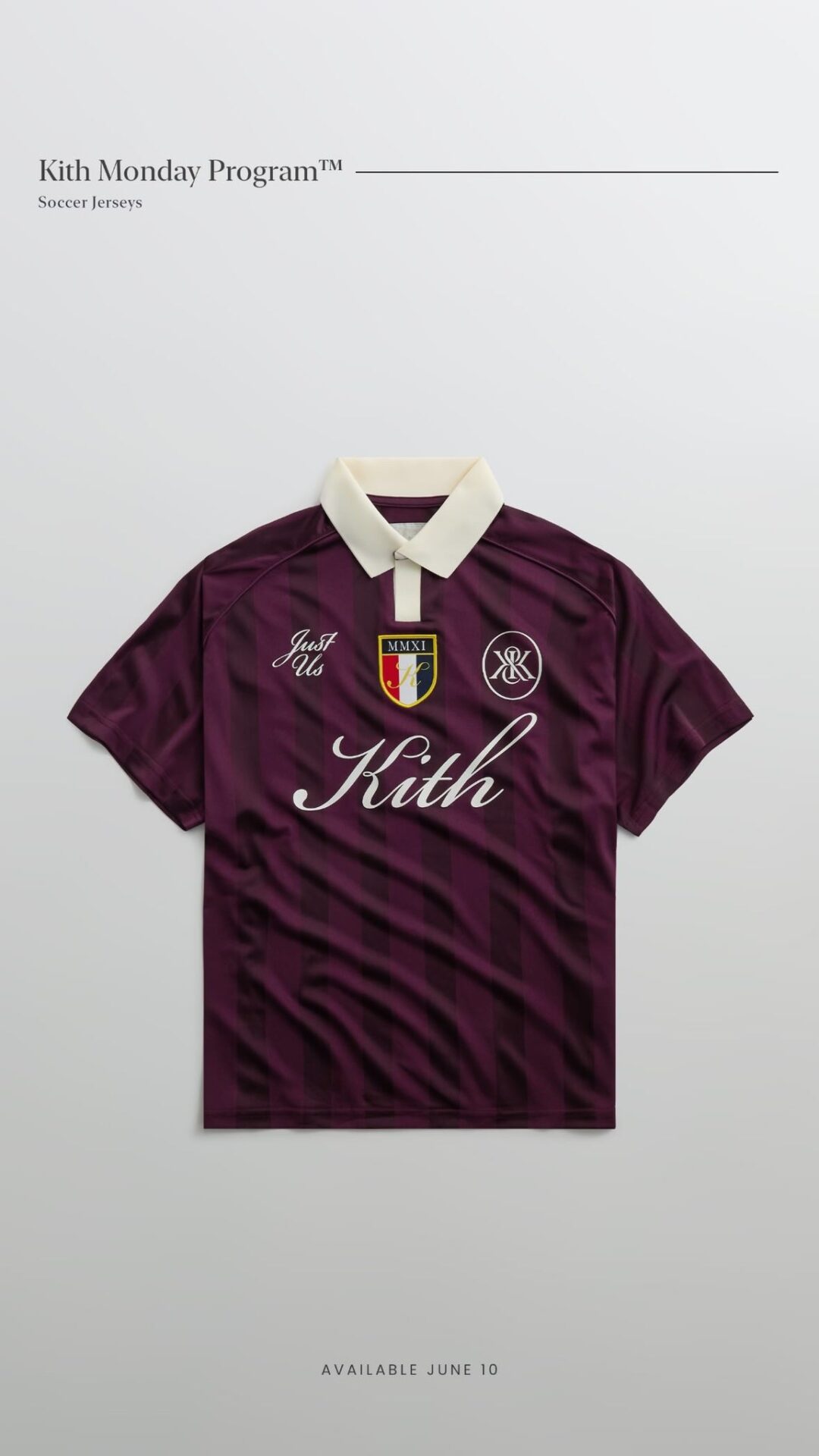 【Kith Soccer Jerseys】KITH MONDAY PROGRAM 2024年 6/10 発売 (キス)