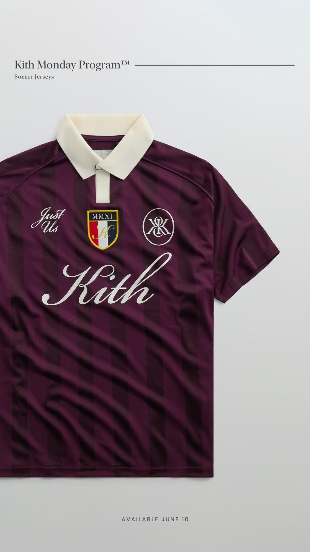 【Kith Soccer Jerseys】KITH MONDAY PROGRAM 2024年 6/10 発売 (キス)