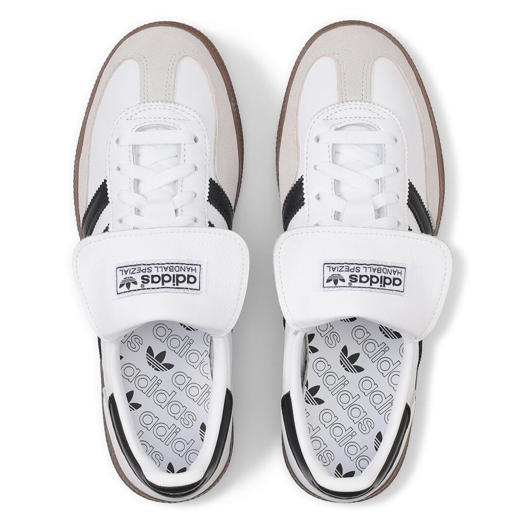 【2024年 6/1 発売】adidas Originals HANDBALL SPEZIAL Long Tongues “White/Black” (アディダス オリジナルス ハンドボール スペツィアル ロングタン “ホワイト/ブラック”) [IH2291]