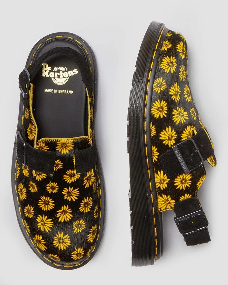 ドクターマーチンから花柄が印象的なMADE IN ENGLAND “1461 3 ホール & JORGE バックル ミュール”が発売 (Dr.Martens)