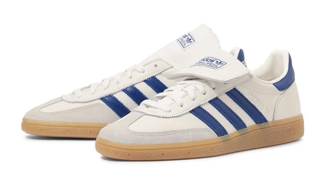 【2024年 6/8 発売】adidas Originals HANDBALL SPEZIAL Long Tongues “White/Royal” (アディダス オリジナルス ハンドボール スペツィアル ロングタン “ホワイト/ロイヤル”) [JH5657]