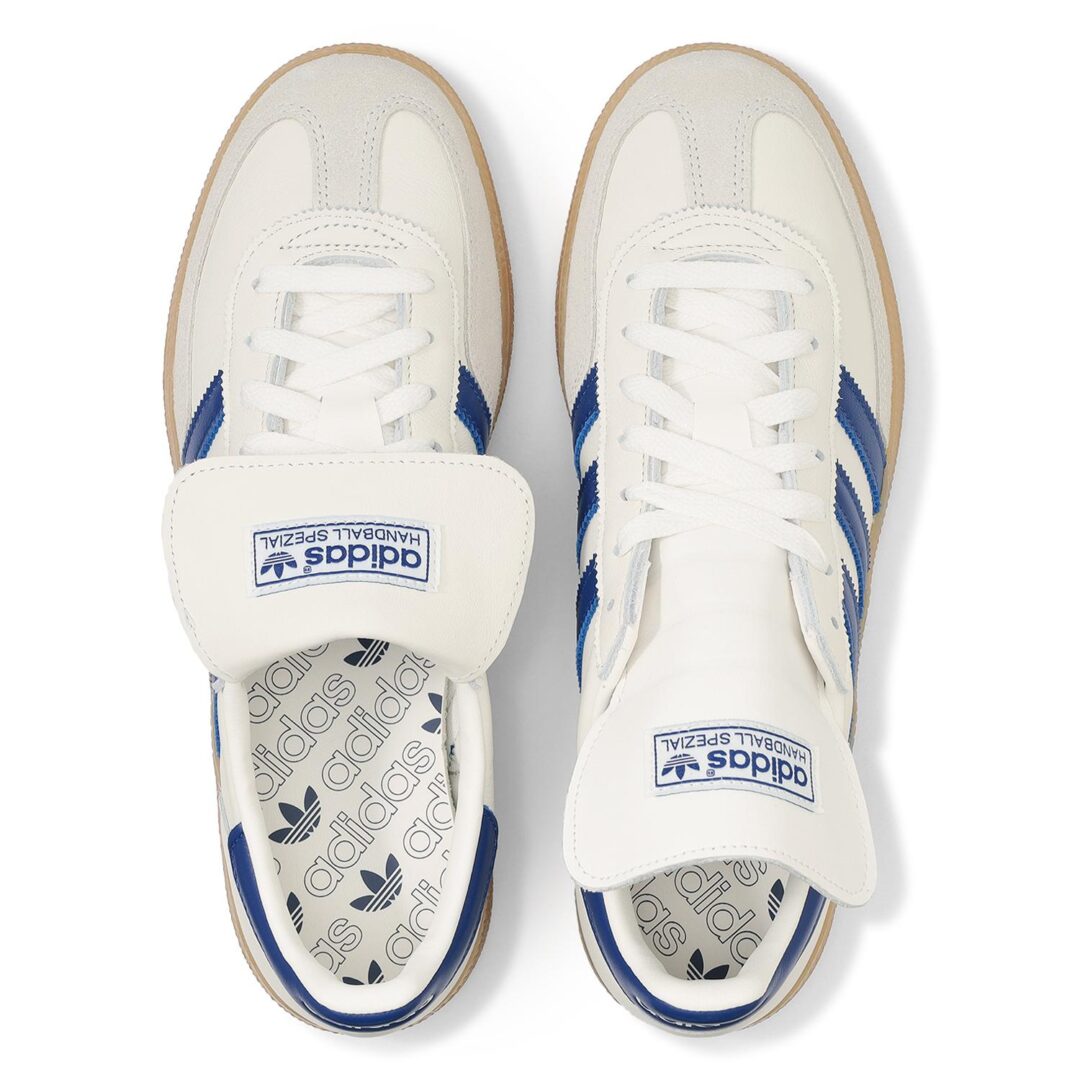 【2024年 6/8 発売】adidas Originals HANDBALL SPEZIAL Long Tongues “White/Royal” (アディダス オリジナルス ハンドボール スペツィアル ロングタン “ホワイト/ロイヤル”) [JH5657]