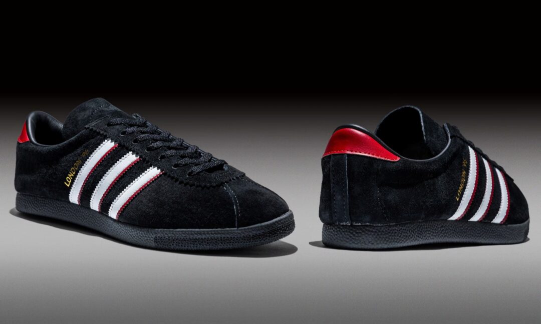 【2024年 7/2 発売】adidas Originals LONDON 96 “Black/White/Better Scarlet” (アディダス オリジナルス ロンドン 96 “ブラック/ホワイト/スカーレット”) [IH4773]