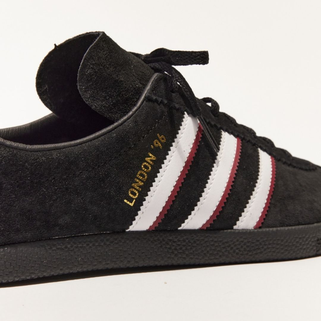 【2024年 7/2 発売】adidas Originals LONDON 96 “Black/White/Better Scarlet” (アディダス オリジナルス ロンドン 96 “ブラック/ホワイト/スカーレット”) [IH4773]