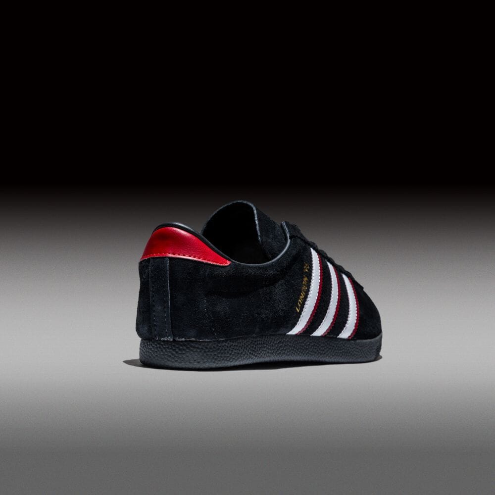 【2024年 7/2 発売】adidas Originals LONDON 96 “Black/White/Better Scarlet” (アディダス オリジナルス ロンドン 96 “ブラック/ホワイト/スカーレット”) [IH4773]