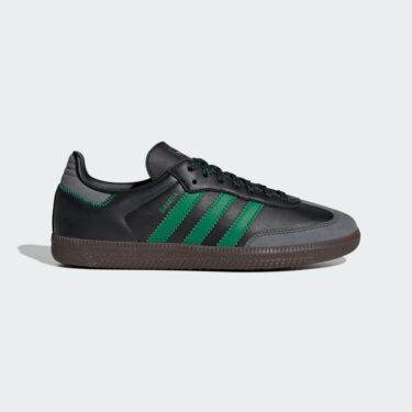 【2024年 6/13 発売】adidas Originals SAMBA OG “Core Black/Green” (アディダス オリジナルス サンバ OG “コアブラック/グリーン”) [IE6520]