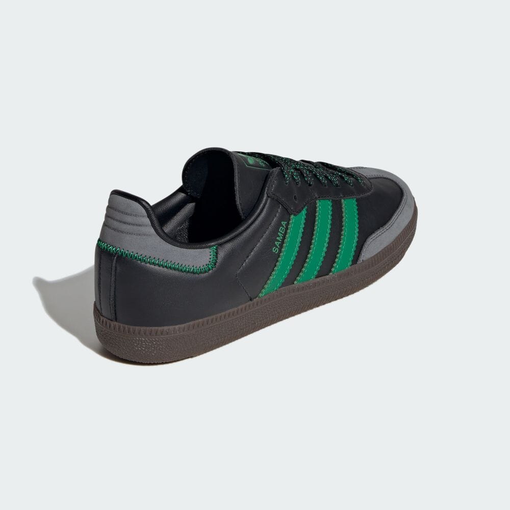 【2024年 6/13 発売】adidas Originals SAMBA OG “Core Black/Green” (アディダス オリジナルス サンバ OG “コアブラック/グリーン”) [IE6520]