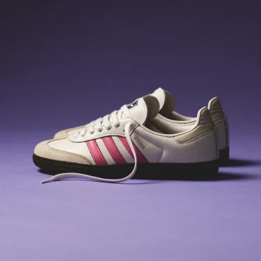 【2024年 発売】adidas Originals W SAMBA OG “White/Lucid Pink” (アディダス オリジナルス サンバ OG “ホワイト/ルシッドピンク”) [IG1962]